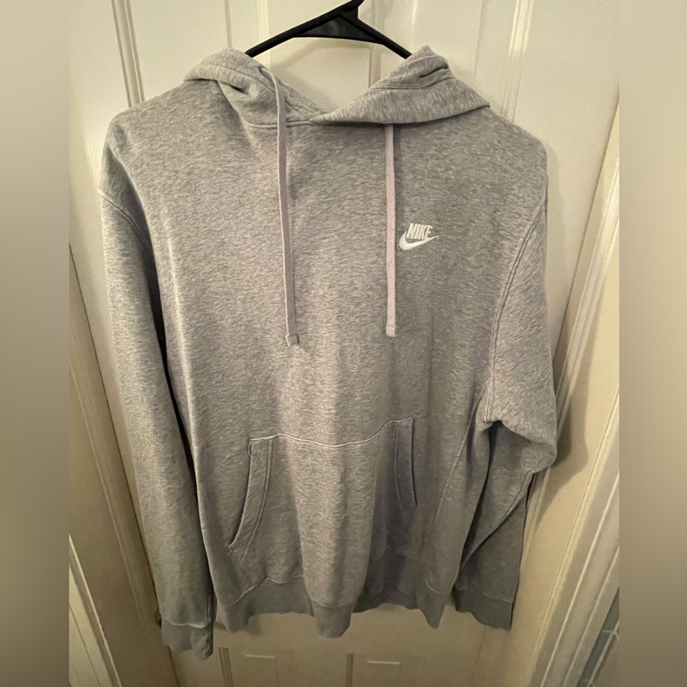 Nike Men's Heather Gray Hoodie